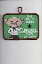 2010 Theodore Rosssevelt Council 5th Annual Hall Of Science patch