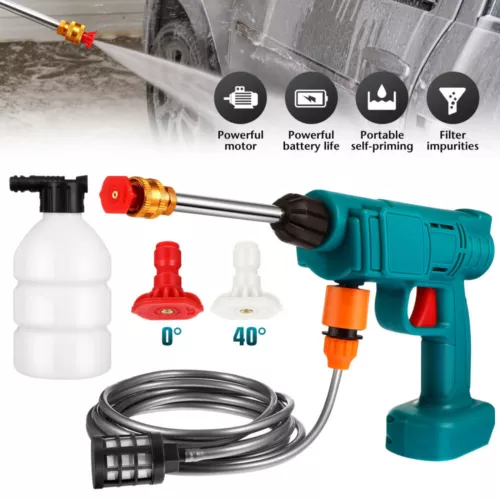 Für Makita 18V Akku Hochdruckreiniger Pistole Set Wasser Auto Jet Wash Reiniger - Bild 1 von 11