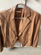 Stefanel Women Leather Jacket
