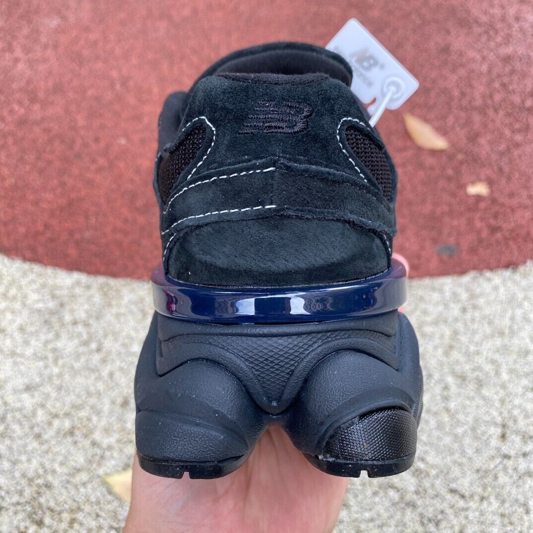 Size 7 - New Balance 9060 Triple Black Suede for sale online Size 7 - New Balance 9060 Triple Black Suede for sale online