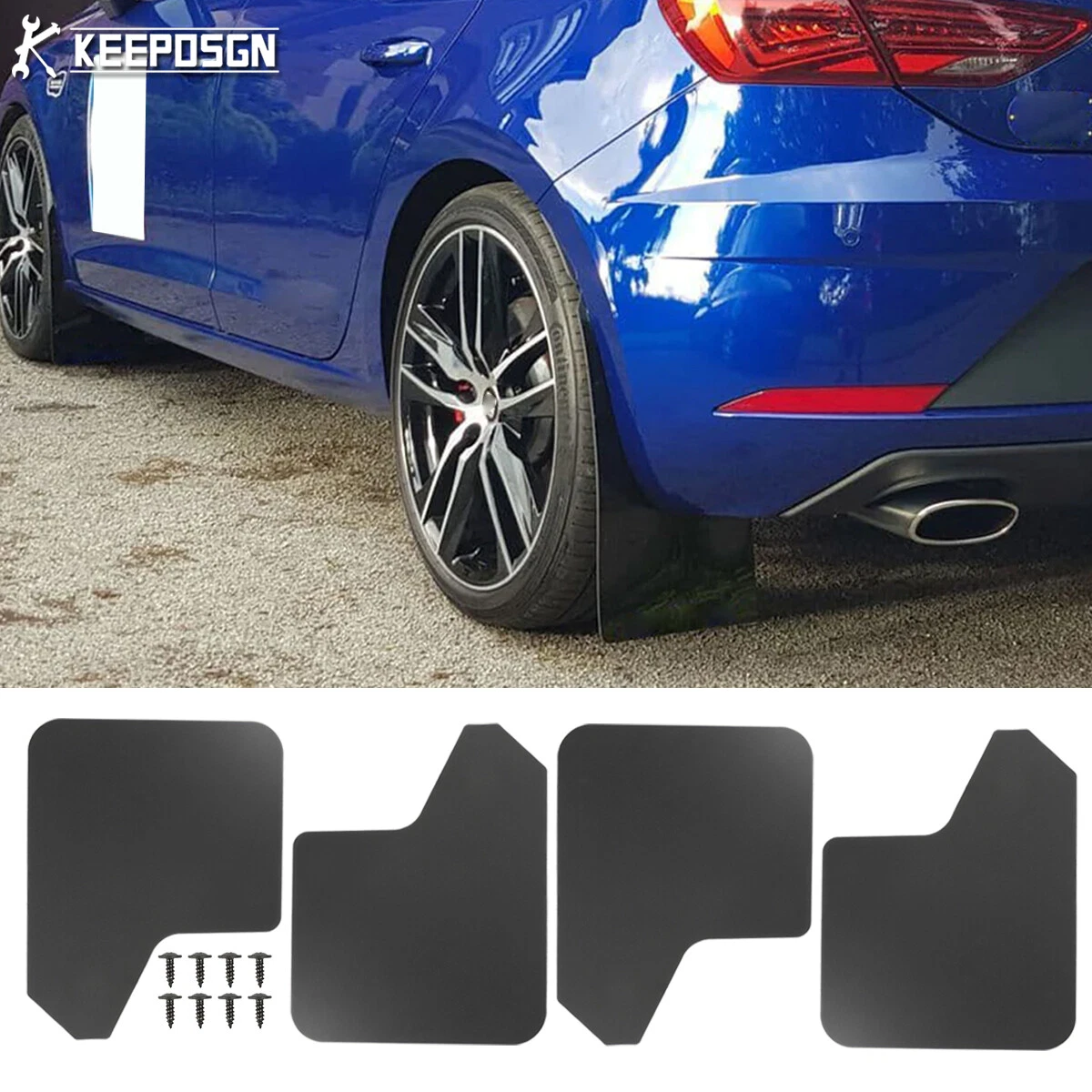 Seat top leon mudflaps