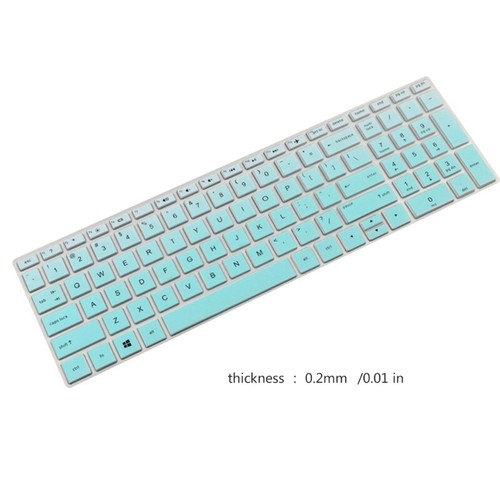 Keyboard Film Skin For Pavilion 15 cc707TX Keyboard Skin Colorful Silicone - Photo 8/16