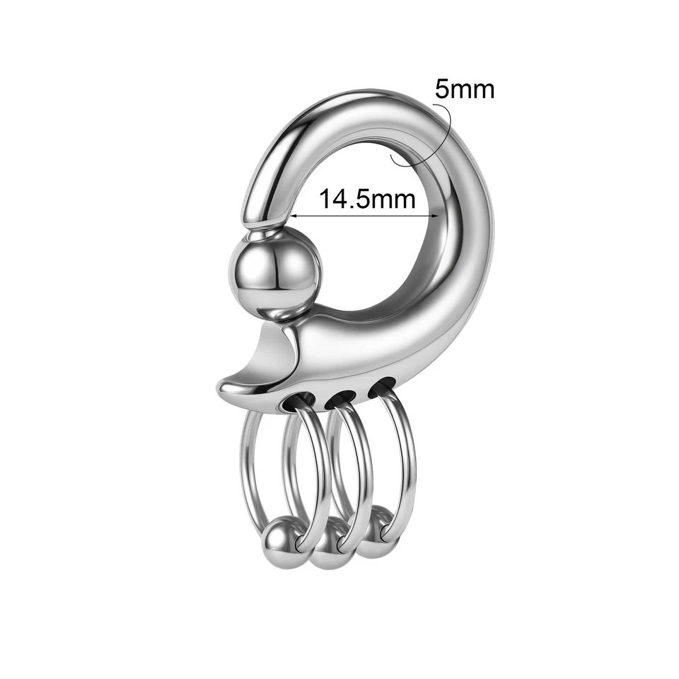 2G-8G из нержавеющей стали уха датчики уха туннель штепсельная вилка подвеской CBR ладьи пирсинг - Изображение 4 из 4