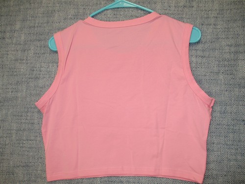 Minthunter Women's Crop Tank Tops Casual Crew Neck Vest Sleeveless Crop Tops - Picture 5 of 6