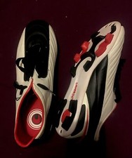 Uhlsport Football Boots UK 6 Black Red and White