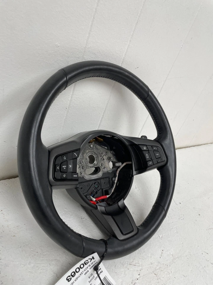 2016-2020 JAGUAR F-TYPE LEATHER HEATED STEERING WHEEL W/ CONTROLS GX53-3F563-SE Foto 3 de 4