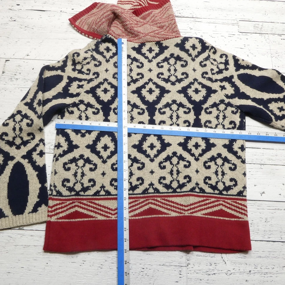 Sahalie 毛衣女式 XL 棉羊毛混纺裹身领维多利亚 — 第 4/4 张图片