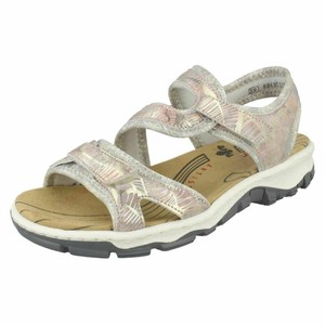 rieker metallic sandals