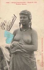 CPA AFRIQUE OCCIDENTALE SÉNÉGAL ETUDE N°133 FEMME MAURE