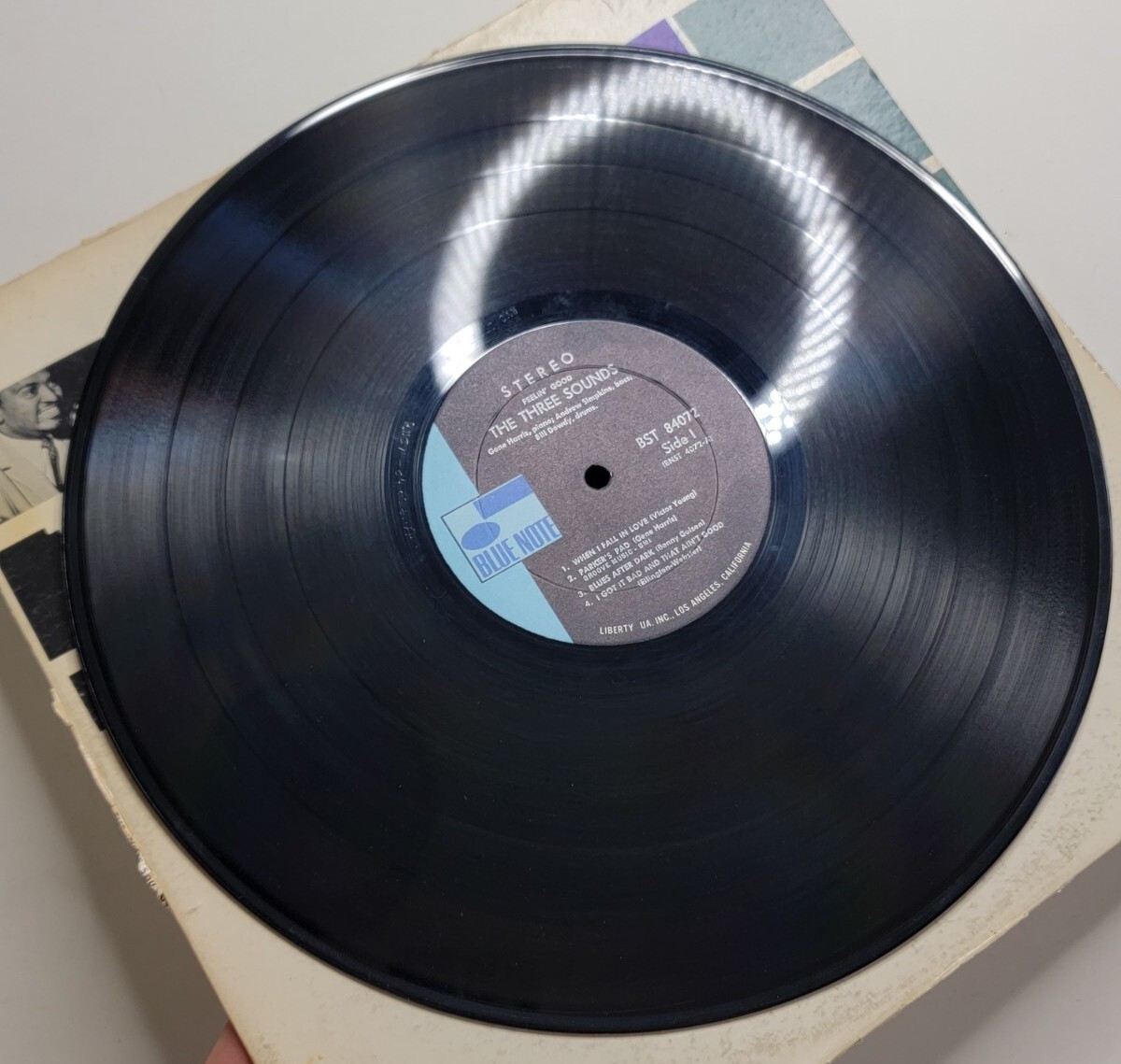 The 3 Sounds Feelin' Good LP Blue Note Records BST 84072