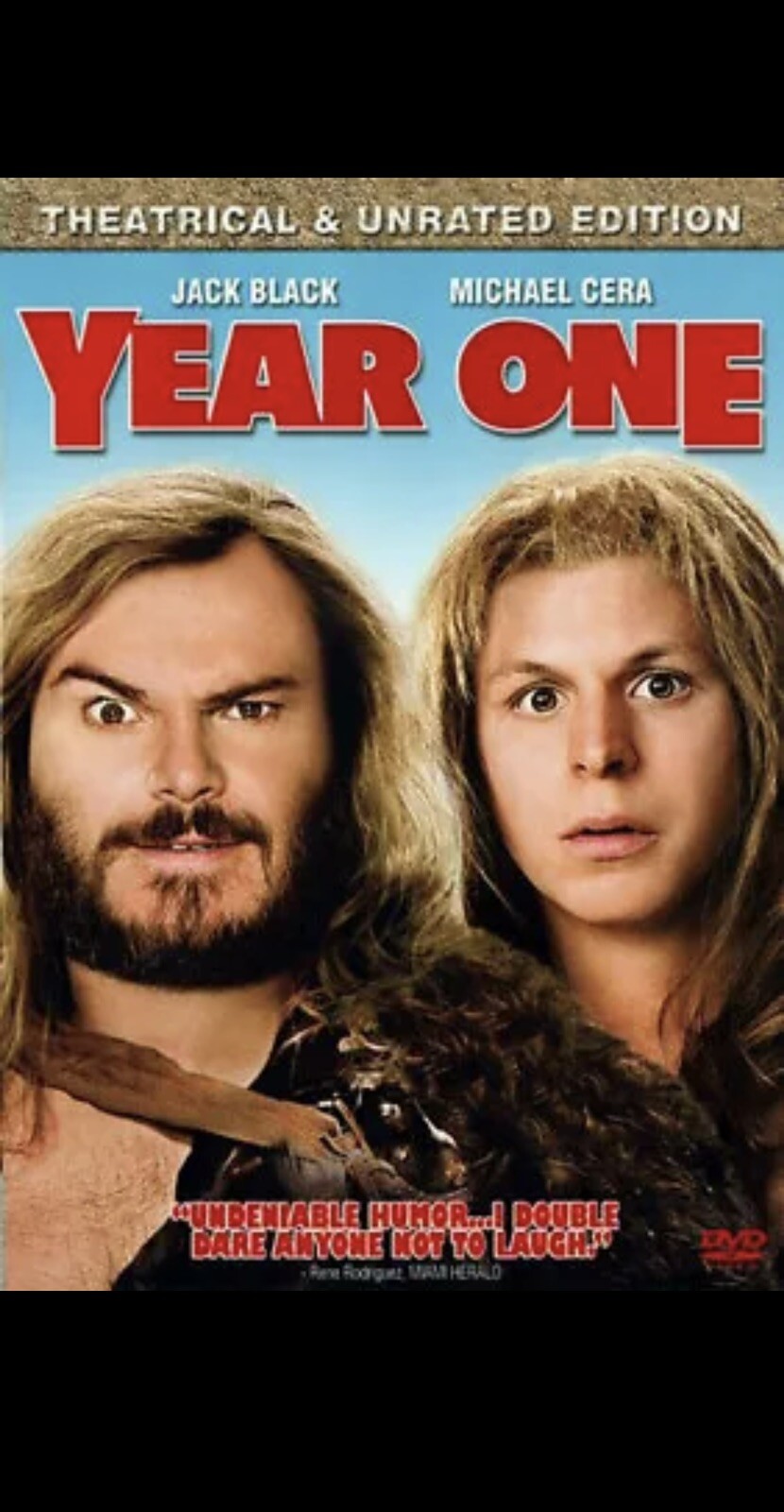 Year One Movie Unrated Version!  (DVD)  (Sealed)  Jack Black Michael Cera.