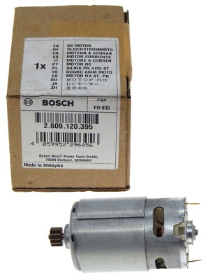 BOSCH 2609120395 Gleichstrommotor für Akku-Bohrschrauber GSR 18-2 GSR 1800-LI