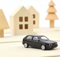 840063 Norev 1:43 Volkswagen Golf Gti G60 1990 Schwarz Jet-Car