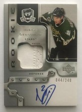 (HCW) 2006-07 The Cup #124 Niklas Grossman RC Rookie Auto 44/249 Patch 06948