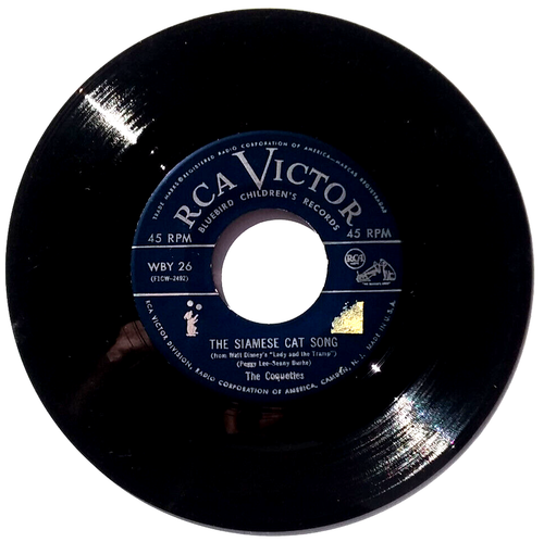 DISNEY LADY & THE TRAMP - Das siamesische Katzenlied - Vinyl 45u/min - 1955 RCA WBY 26 - Bild 3 von 6