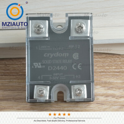 SSR Solid State Relay For Crydom D2440 Input 3-32V Output 40A 240V US Shipping