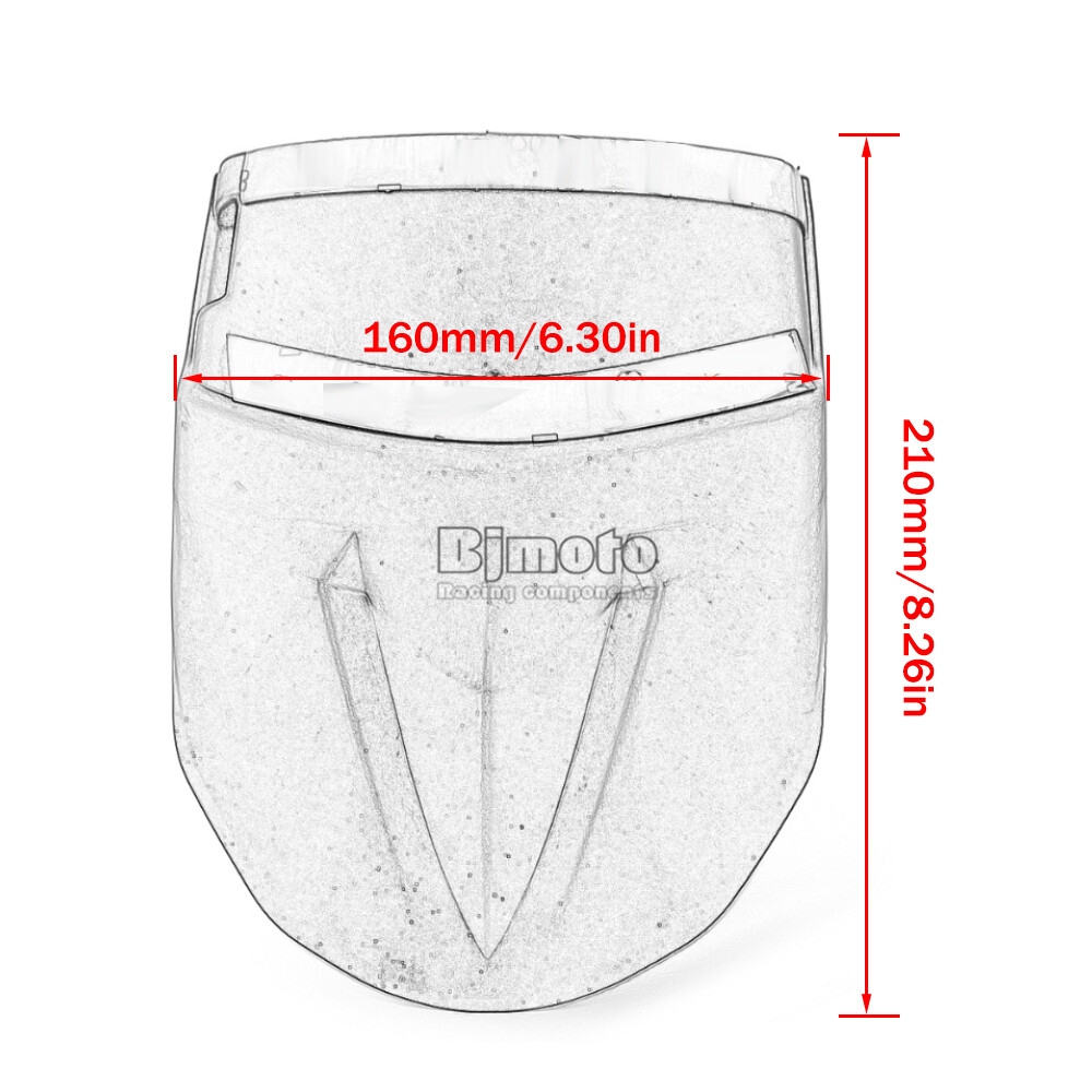 Front Mudguard Extension Fender Extender For Kawasaki Z900RS 2017 18 19