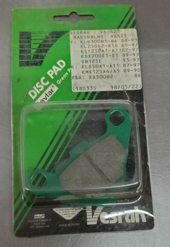 NOS Vesrah Brake Pads VD-425