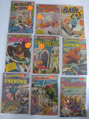 LOT OF 9 SILVER AGE DC COMICS .. MYSTERY, UNKNOWN+, LOT # 3