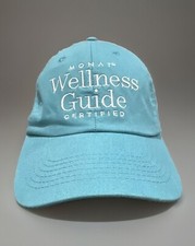 Monat Wellness Guide Certified Anti Aging Skincare  Light Blue Baseball Cap