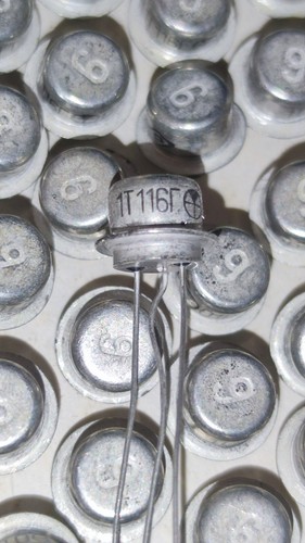 100 Stück Germanium Transistor PNP 1T 116G USSR NOS Neu in OVP selten - Bild 6 von 9