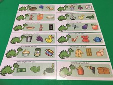 PHONICS Alphabet D set - What Begins With Dd - Laminated Preschool Activity