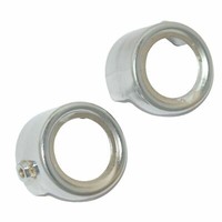 AußEnabdeckung Gabel Oben Verchromt FüR Yamaha RXS115 RX115 RXS100 RXS100