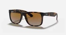 Ray Ban Justin Classic Sunglasses - 54 mm / Matte Havana w/Brown Gradient