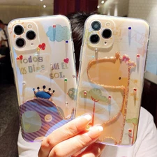 Cute Elephant Giraffe Cartoon Phone Case for iPhone 16 15 14 13 12 11 Pro Max