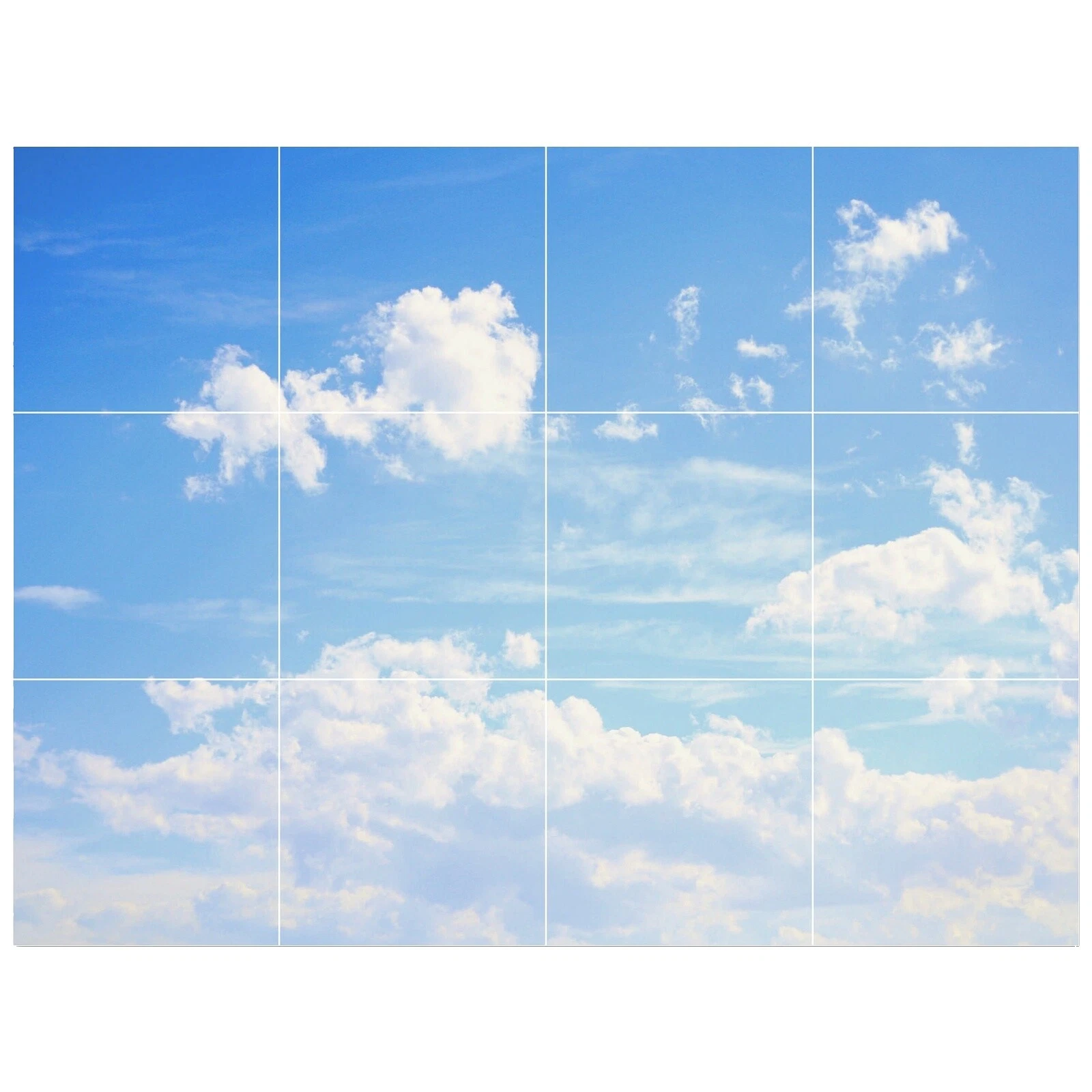 Piso Cuadrado de Cerámica Multicolor y azulejos de la pared