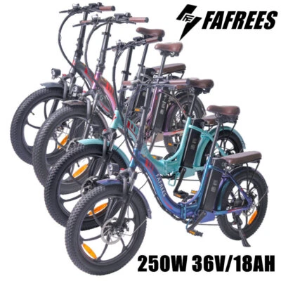 【FAFREES F20 PRO】20 Zoll E-Bike Elektrofahrrad 250W 36V/18AH Pedelec e Citybike