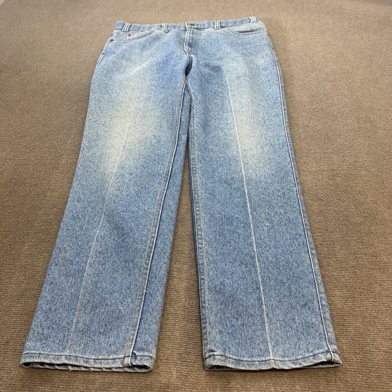 Vintage Levis With Skosh More Room Orange Tab Mens 38 Fits 37x32 Blue 70s
