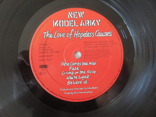 NEW MODEL ARMY The Love Of Hopeless Causes EPIC 1993 1ST PRESS VINYL LP 4735621 - Picture 10 of 16