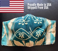 Reusable Reversible Double Layer Fashioned Face Mask Covering Multicolor