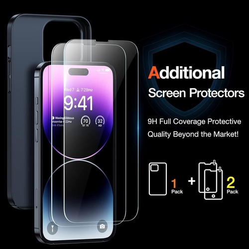 Torras Decency Series iPhone 14 Pro Max Case with 2 Screen Protectors Pink - 第 2/7 張圖片