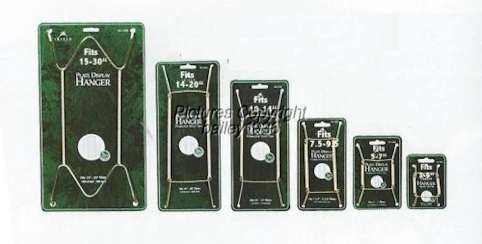 Colgador de placa de alambre económico ELECCIÓN de 5 tamaños LATÓN - ENVÍO GRATUITO Foto 2 de 3