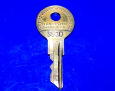 Vintage Brass Key "The Safe Padlock & Hardware Co." #S530