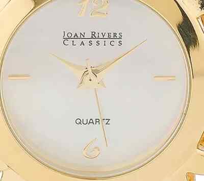 Joan Rivers G/T Reversible Lotus Pendant Watch Simulated  display picture 3