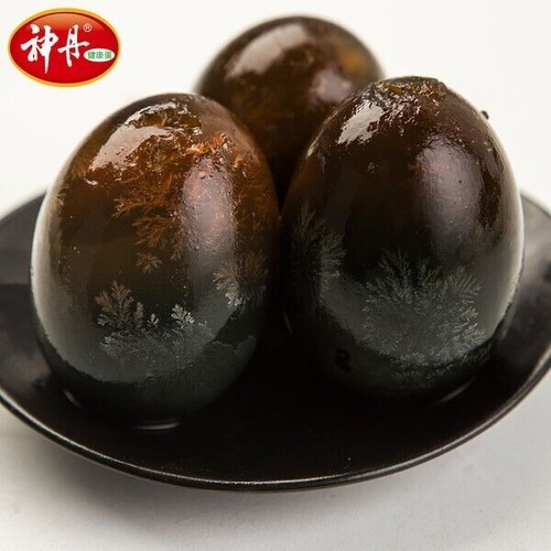 Duck egg ( Preserved & Salted ) 6PCSX1BOXE Shen dan 神丹 牌 皮蛋 咸蛋 6颗 - Picture 2 of 3
