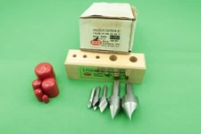 Keo 53026 Single Flute Countersink Set 60 Degrees USA 5 Piece Set