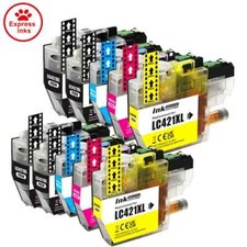 10 Ink Cartridge LC421XL Fits For Brother DCP-J1140DW MFC-J1010DW DCPJ1050DW