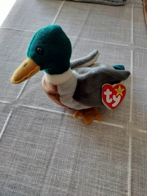 Ty Jake the Mallard Duck Beanie Baby With Tag Error 