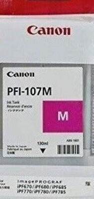 original Canon PFI-107M, Canon ImagePrograf iPF670, iPF680, iPF685, iPF770, iPF
