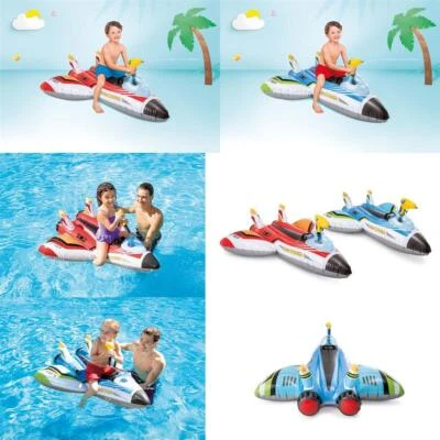 AUSWAHL: Intex Aufblasbares Flugzeug + Wasserpistole - Kampfjet Wasserspielzeug