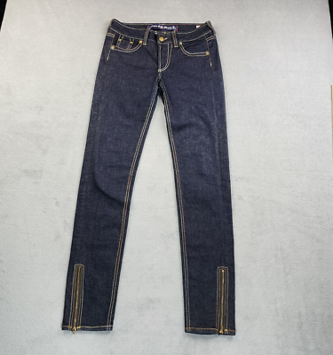 Motor City Denim Co Joe Faris Jeans Womens 6/28 Indigo Blue Ankle