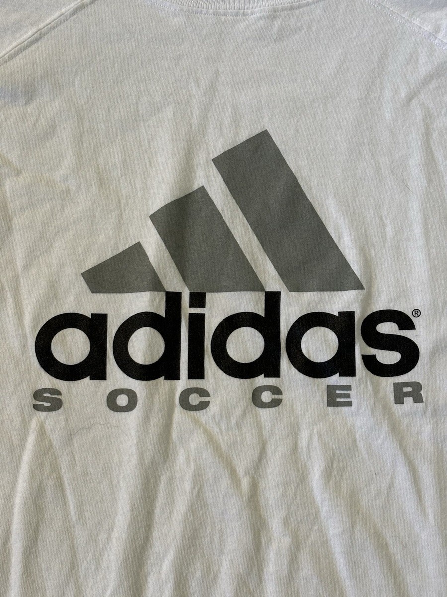 90's”カナダ製”adidas “三本線”ボロt-shirt Vintage 90's CANADA Made Adidas Basketball Textured Logo T