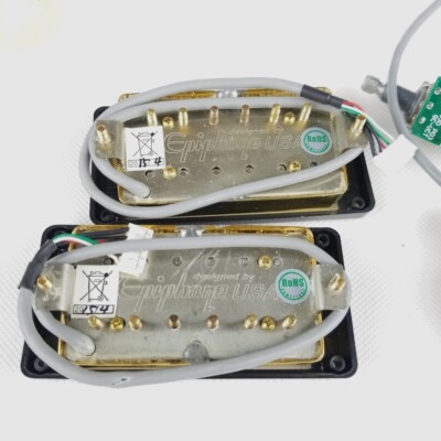 Epiphone Alnico Classic Pro網線ゼブラ＆ハーネスセット Epiphone Alnico Classic Pro網線ゼブラ＆ハーネスセット 楽器・機材