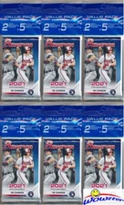 (6) 2021 Bowman Baseball HUGE Sealed 29 Card VALUE CELLO Pack-CAMOS PARALLELS