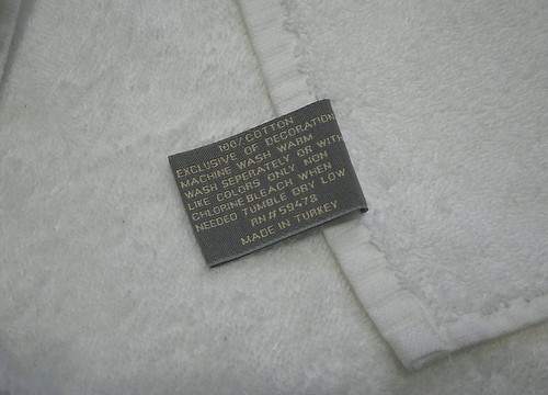 3 White Nautical Anchor Ship Wheel 100% Cotton Towels, 1 Akova Bath 2 Orris Hand - Picture 9 of 10
