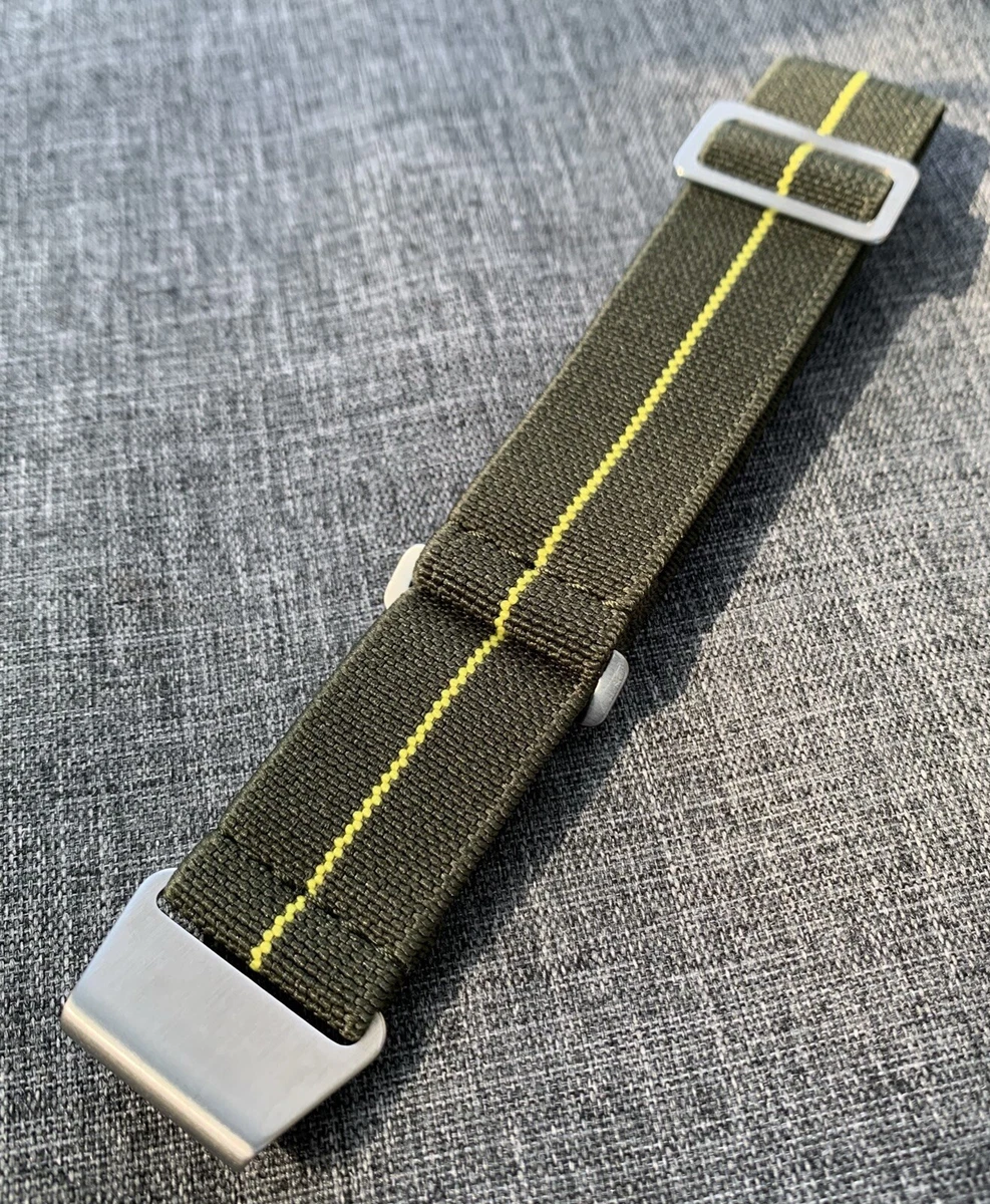 Green and yellow nato strap sale